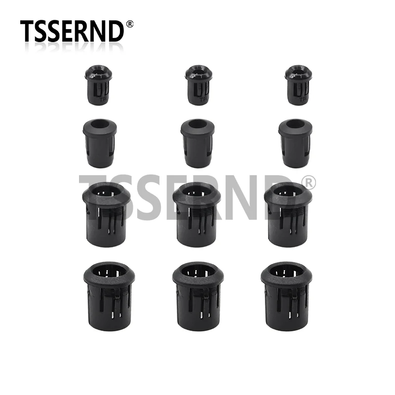 10pcs Black Plastic Lamp Bases 3mm 5mm 8mm 10mm LED Diodes Holder Black Clip Bezel Socket Mount DIY Light Emitting Diode