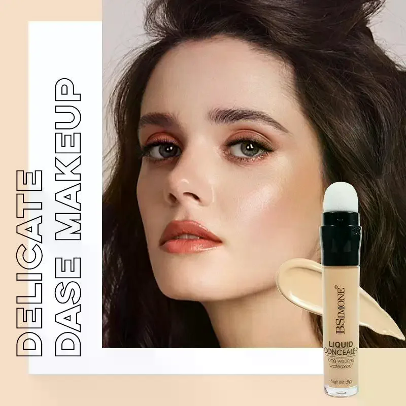 BSIMONE 방수 매트 컨실러 스틱 지속적인 밝기 보습 커버 여드름 자국 다크서클 컨실러 파운데이션 크림