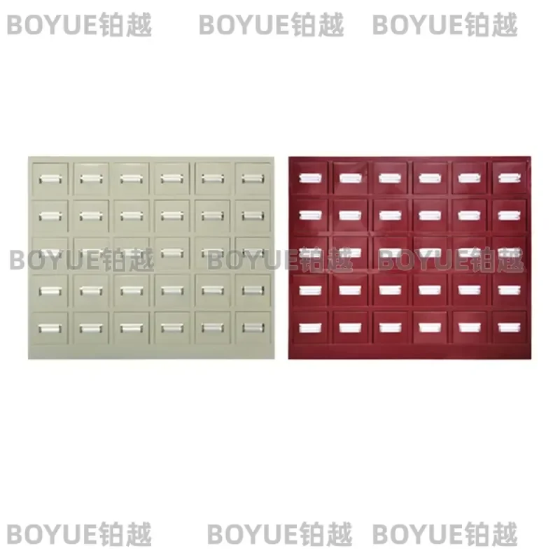 Thickened Steel Medicine Cabinet 30 Compartment Wall Mounted Storage Box for Bathroom Pharmacy First Aid Kit Organization