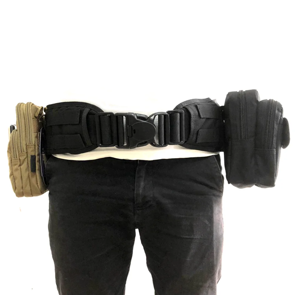 

Nylon Heavy Duty Adjustable Web Belt Black For Men Women Durable Load Bearing Belt Loop Liner Camping