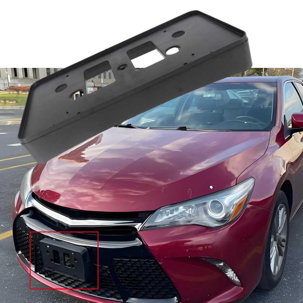 

Car Front bumper License Plate Tag Bracket Holder 7510106040 TO1068131 For Toyota Camry SE XSE 2015 2016 2017 Car accessories
