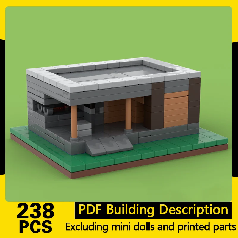 Popular Game Model MOC Building Bricks Small Store Diorama Modular Technology Gifts Holiday Assemble Toys Suit Display