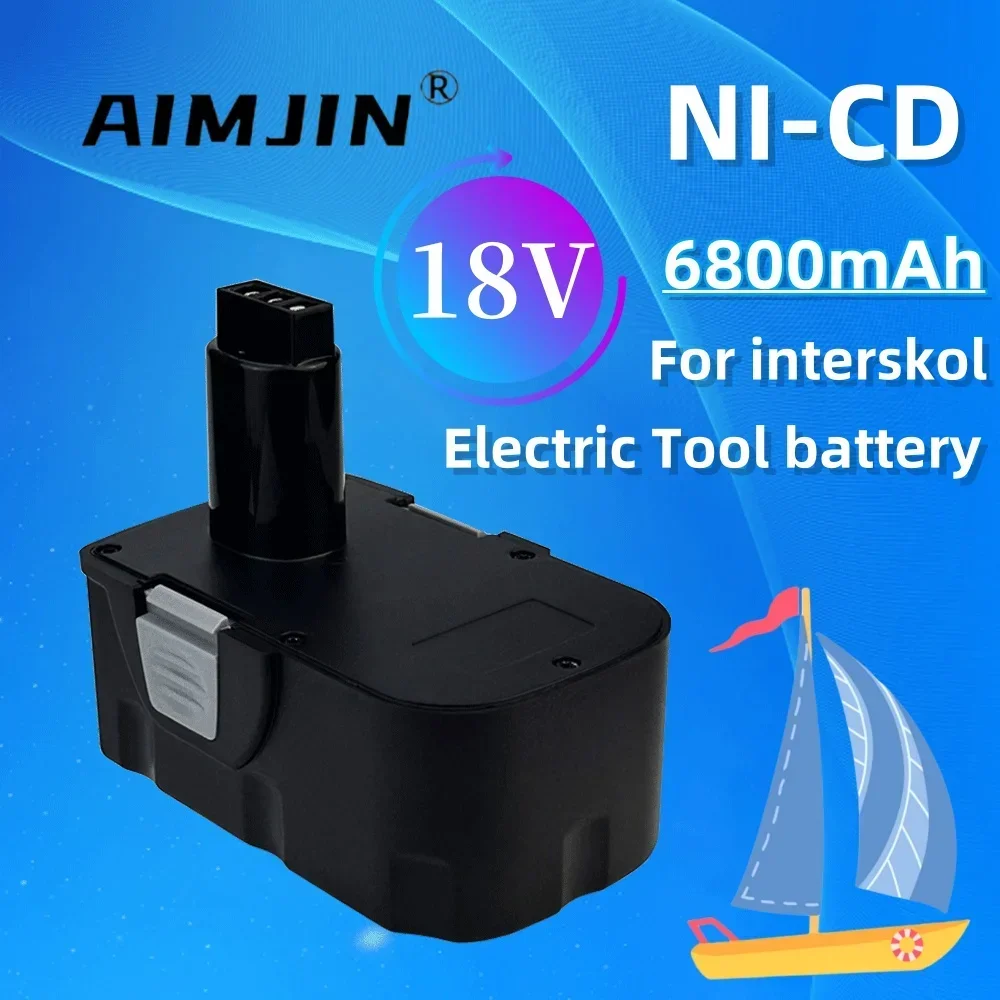 For interskol 18V 6800mAh screwdriver electric tool rechargeable battery H18