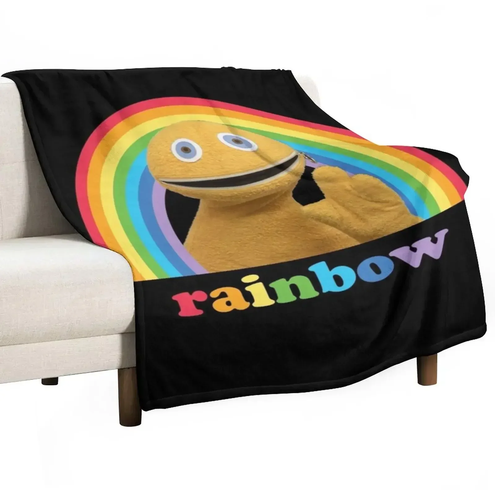 Zippy, rainbow Throw Blanket Luxury Throw Camping Blankets