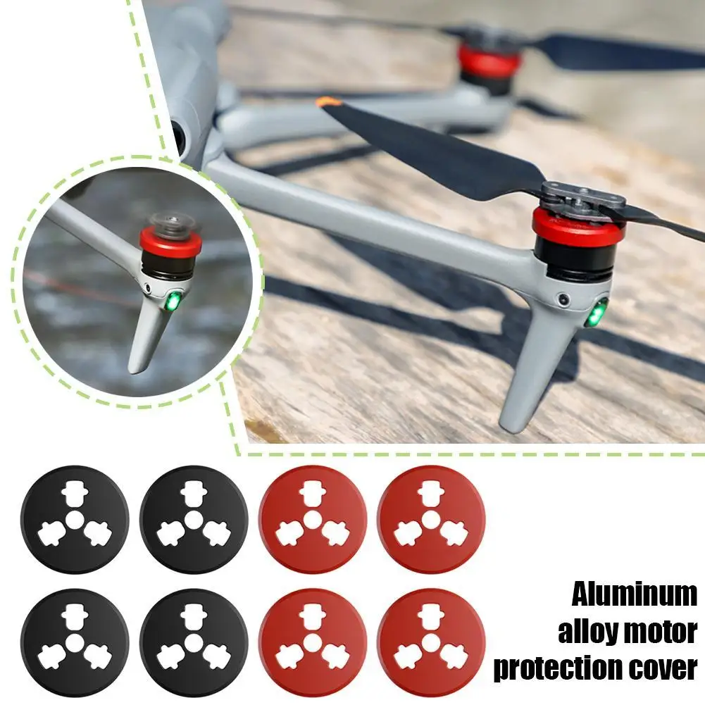 For DJI Air 3S Motor Cover Aluminum Alloy Motor Protection Cover For Maivc3 Pro Dustproof And Moisture-proof Accessories