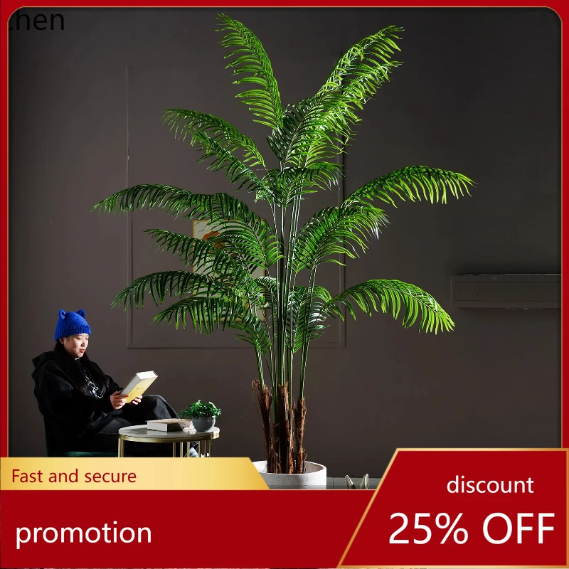 

HT huge simulated sunflower plant green plant bionic indoor store window landscaping ornament