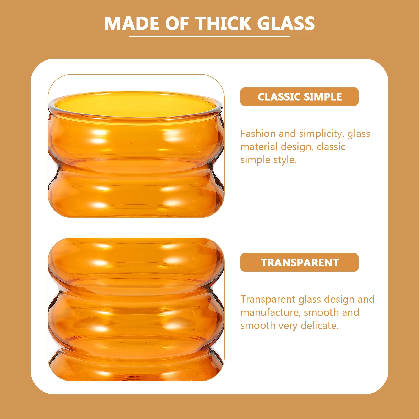 

Corrugated Heat Resistant Bar Water Cup Office Drinking Mug Beverage Cup Tea Milk Storage Kitchen Bar