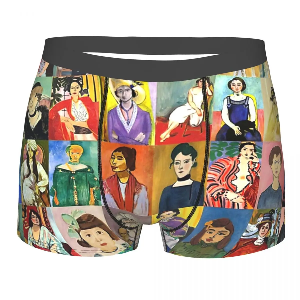 Henri Matisse Faces Underpants Breathbale Panties Male Underwear Print Shorts Boxer Briefs