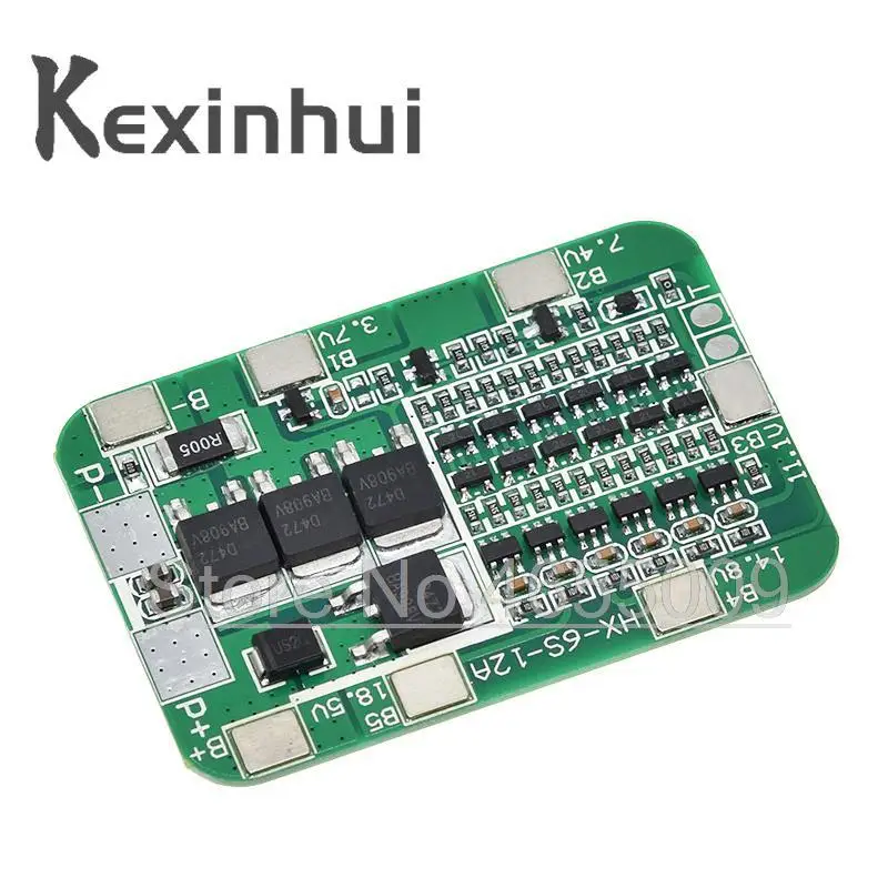 6S 12A 24V PCB BMS Protection Board For 6 Pack 18650 Li-ion Lithium Battery Cell Module New Arrival