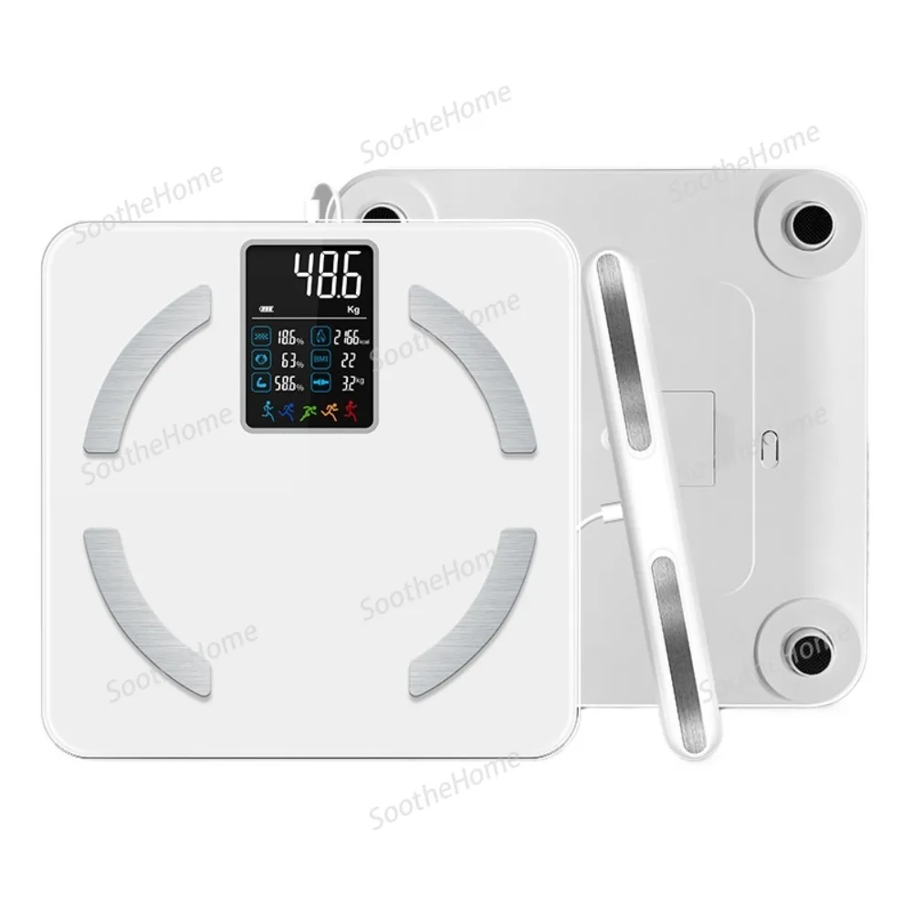 Smart BMI Scale Large Display Digital Body Composition Monitor Accurate Weight Fat Percentage Muscle Mass Measurement ForFitness