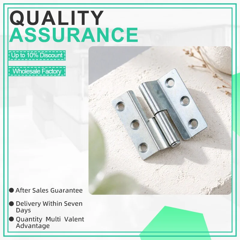 8pcs Industrial Medical Equipment Mechanical Equipment Distribution Box Toolbox Butterfly Shaped Detachable Bent Iron Hinge