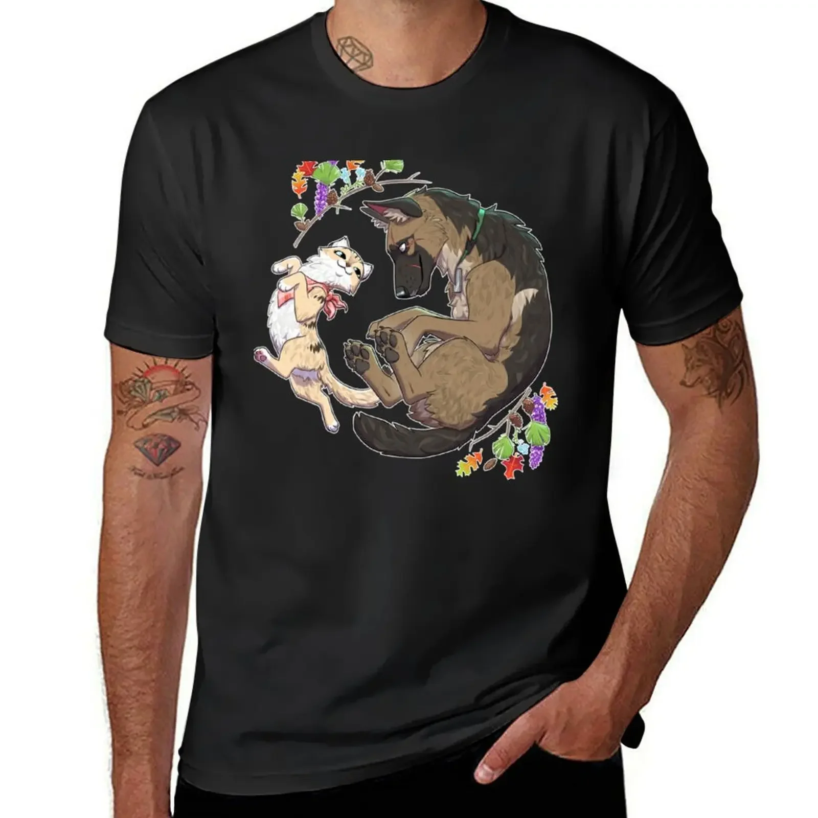 Pixie and Brutus Natural Flow T-Shirt anime t shirts summer tops mens fashion