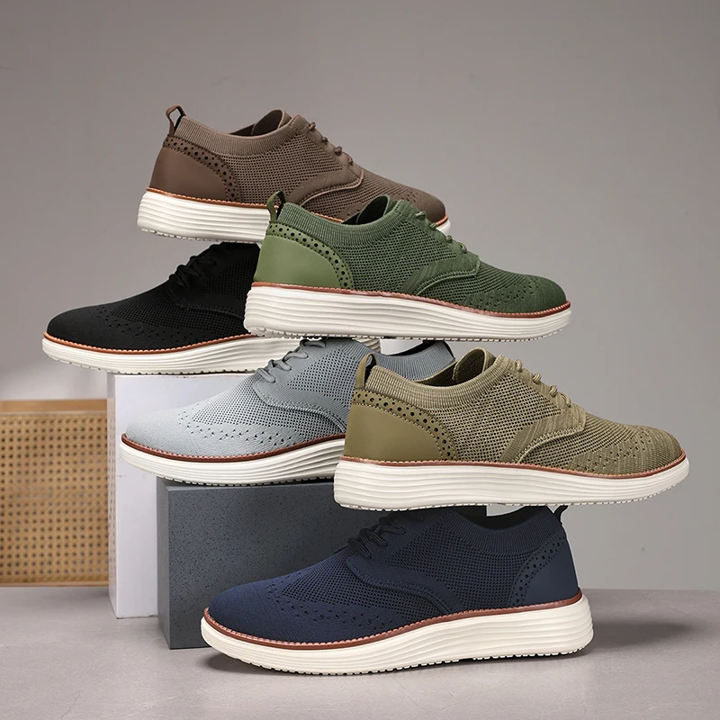 

2025 Walking Shoes Men's Shoes Breathable And Lightweight Slip-On Anti-Slip Comfortable Casual Minimalist Outdoor Sports Shoes
