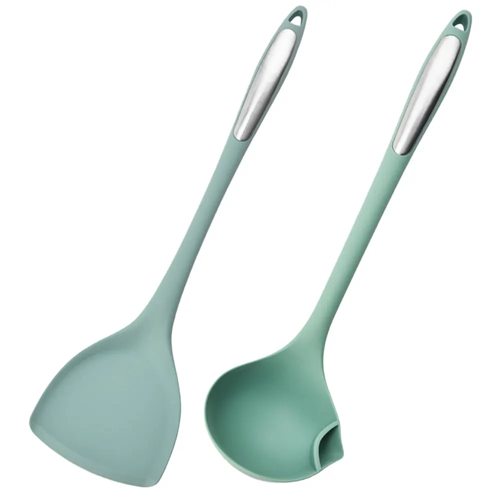 

Silicone Wok Spatula Soup Spoon Kitchenware Multifunction Cooking Utensil Multifunctional Heat Resistant