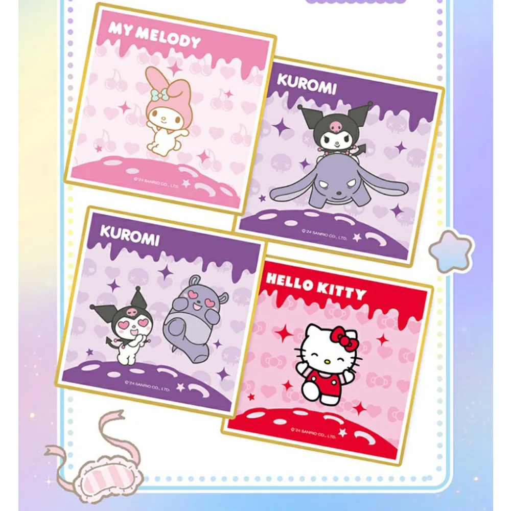 KABAO Official Sanrio Hobby Collection Color Paper Card Pompompurin‌ Cinnamoroll Pochacco‌ Cute Q-version Characters Cards Gifts