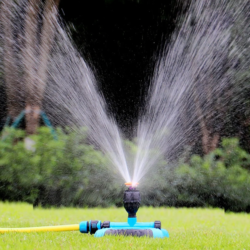 Rotating Sprinkler Head Quick Fit Hose Connector for Outdoor Lawn Garden Watering Adjustable Spray Range 20 18 6 mm