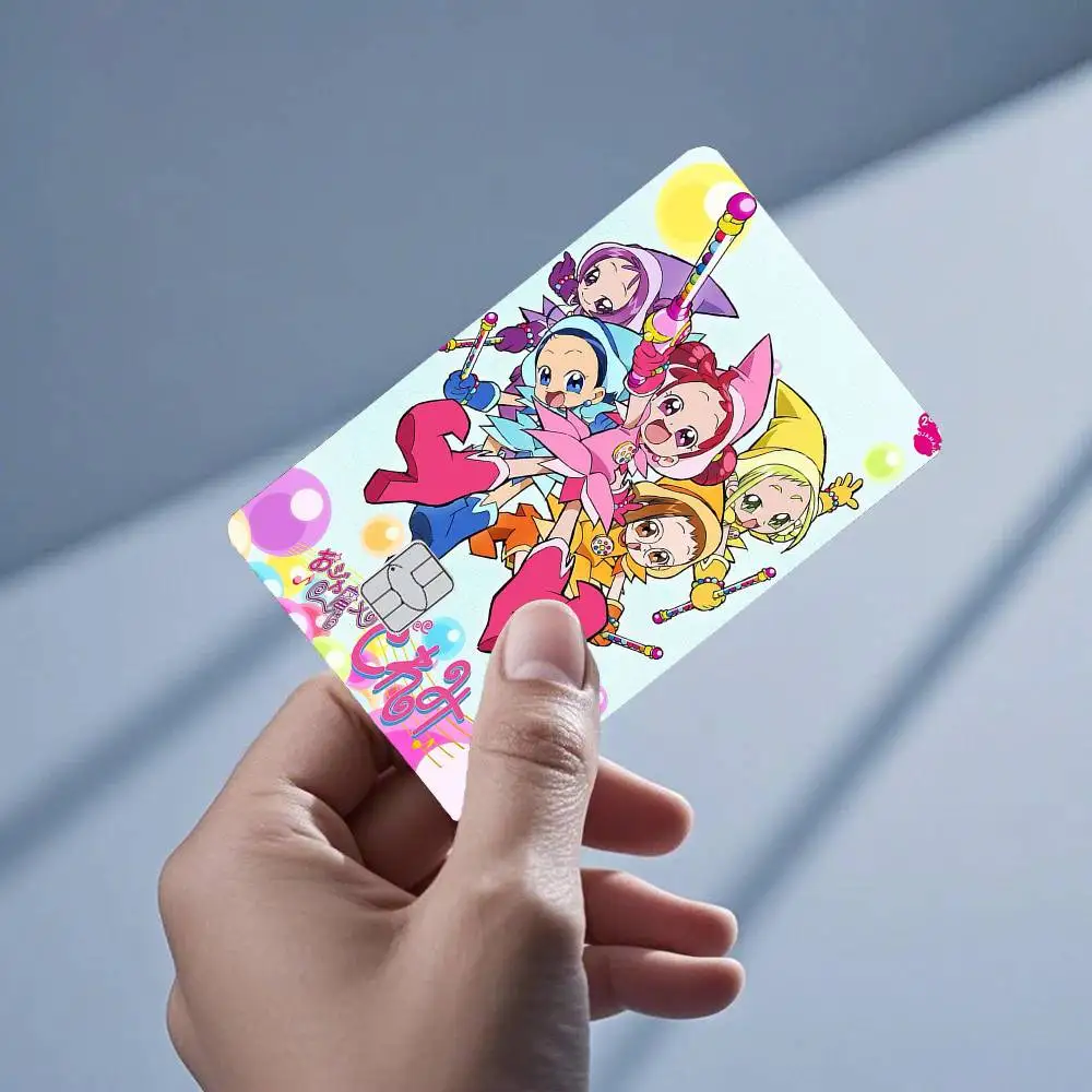 

ANIME D-DoReMi Ojamajo Doremi 4pcs 1Set Film Skin for Debit Credit Bank Visa Card Decal Cover