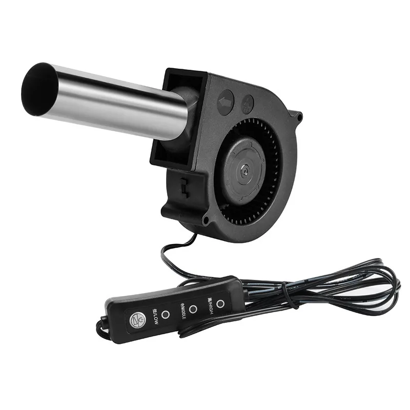 BBQ Fan Small Blast Engine with Air Collecting Adjustable Speed Cooking Tool Handheld Barbecue Blower Camping view 3