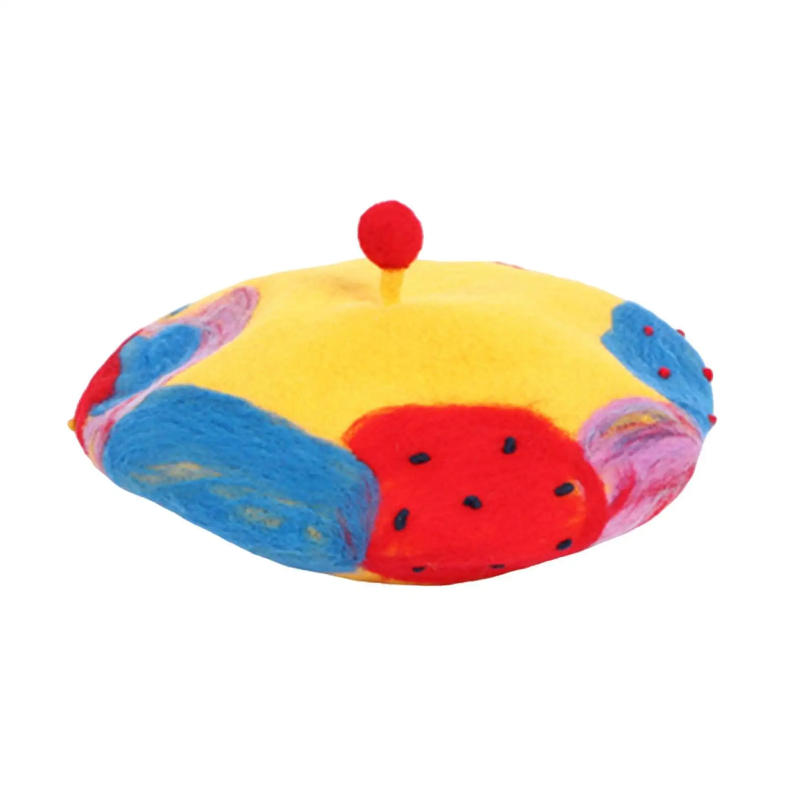 قبعة بيريه للفتيات قابلة للتنفس، أنيقة ومتعددة الاستخدامات، قبعة شتوية أنيقة للحفلات التنكرية، هدية عيد ميلاد