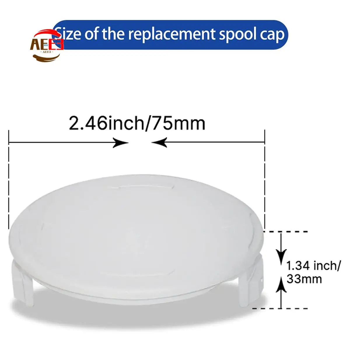 

AEE3-AC14HCA Крышка катушки, сменная крышка катушки для аккумуляторных триммеров Ryobi 18 В, 24 В, 40 В, крышка катушки для P2000 P2005 P2006