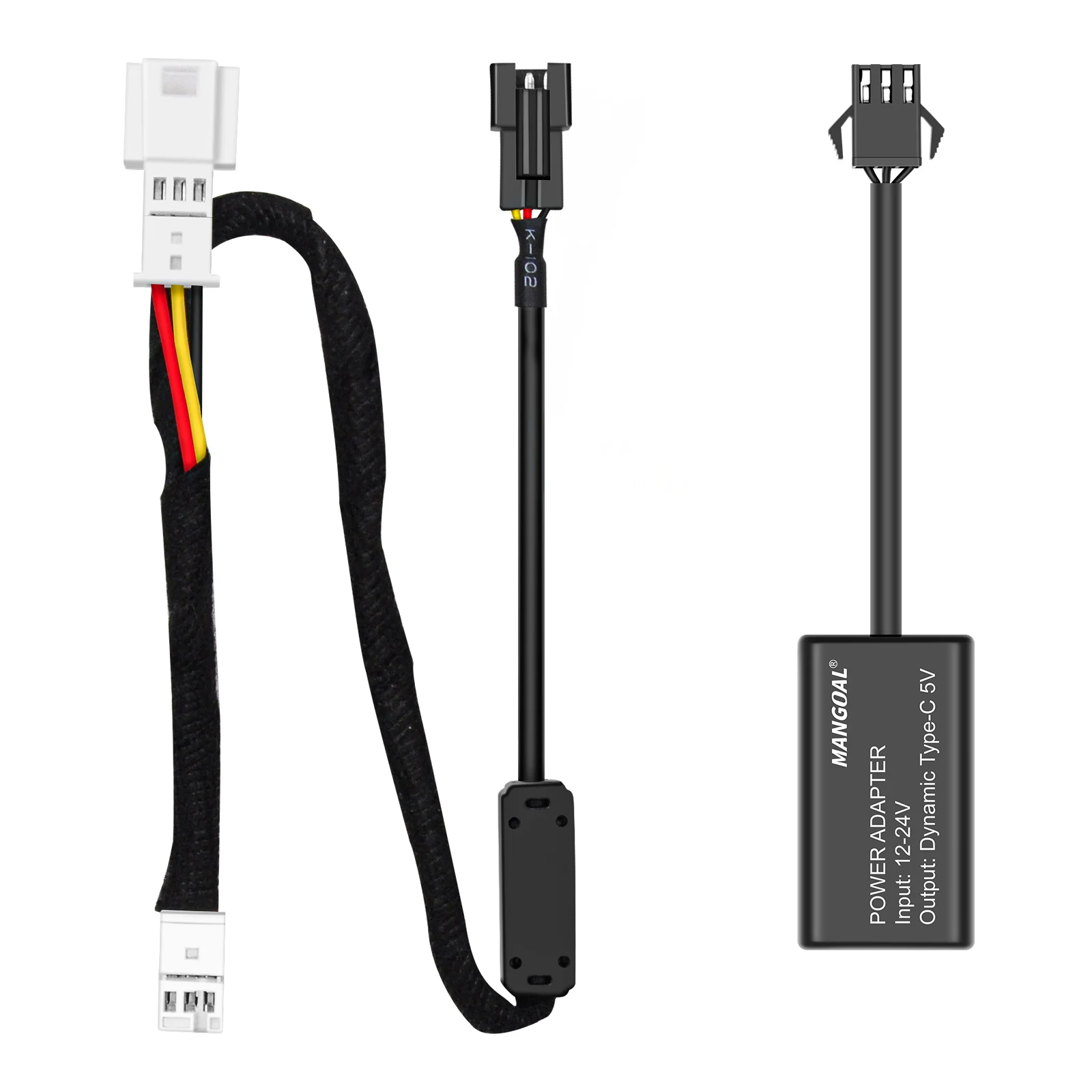

Mangoal Dash Cam Power Adapter For Mercedes Benz With 3-Pin Or 4-Pin Rain Sensor Type-C USB Car Mirrors Adapter Plug and Play