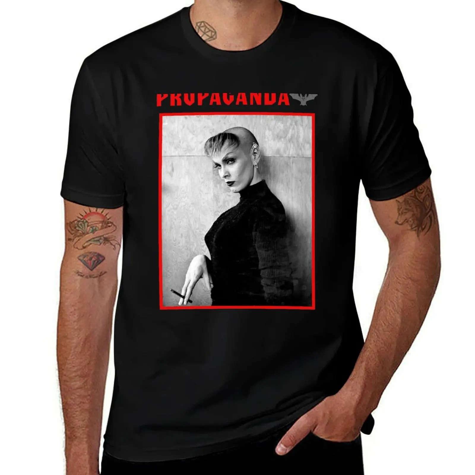Propaganda (Mag) Vampira T-Shirt customs graphic shirts tees shirts graphic mens cotton t shirts