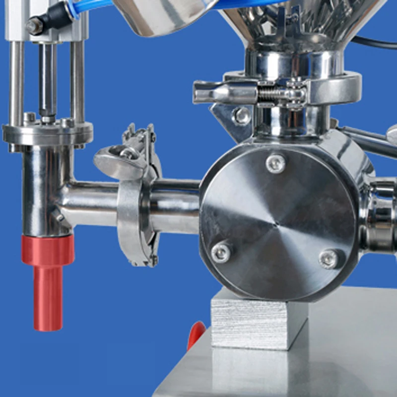 Macchina di rifornimento pneumatica di agitazione e riscaldamento riempitrice di salsa di pasta riempitrice di salsa di peperoncino riempitrice di Base di pentola calda