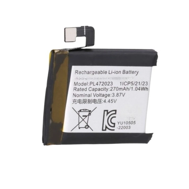 New Replacement Battery 3.87V 270mAh PL472023 for Huami Amazfit GTS 4 Mini Smart Watch