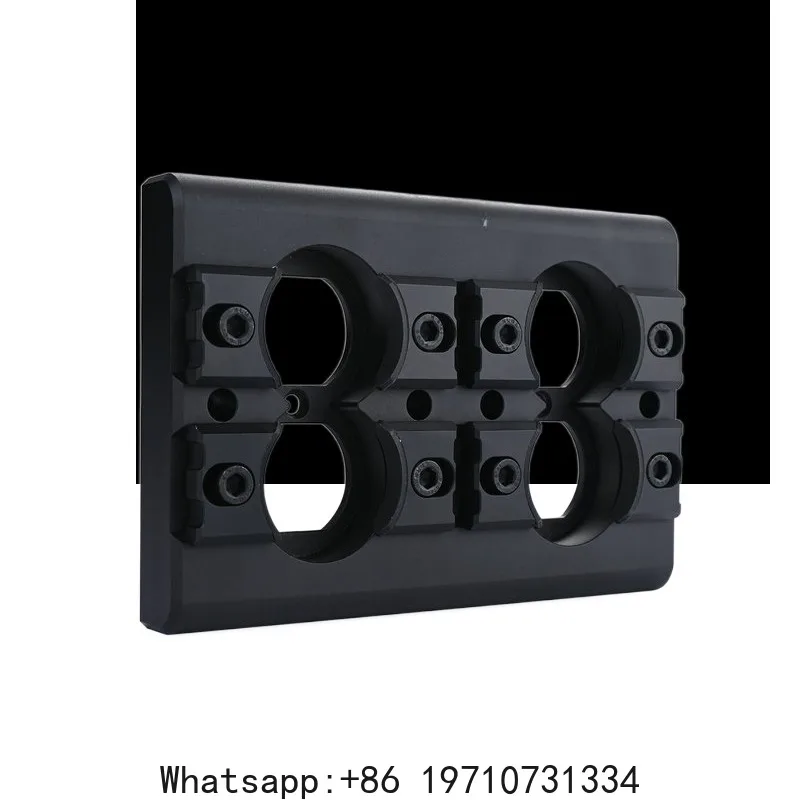 HIFI fever audio flat holding fixed cable clip 86 double shock socket panel