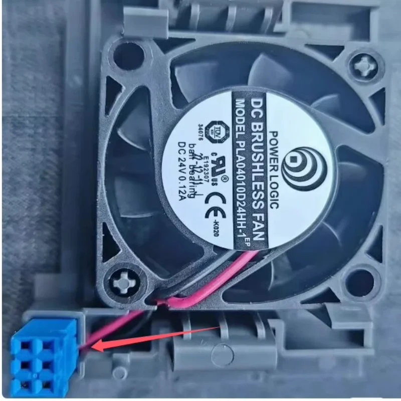 

Новый охлаждающий вентилятор для POWER PLA04010D24HH-1, 24 В, 0,12 А, 4 см, преобразователь частоты 40*40*10 мм