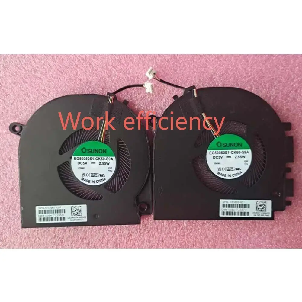 For HP Envy 17-CR 17T-CR Cooling Fan N13561-001 EG50050S1-CK50-S9A/ N13562-001