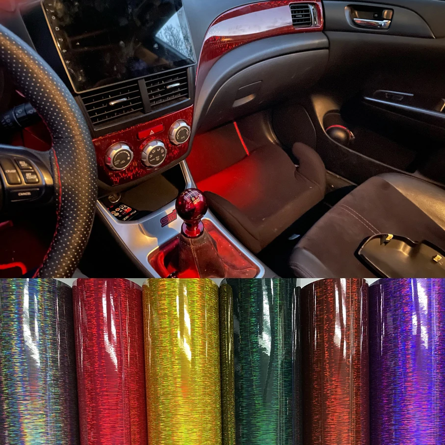 

1.52x3m/4m/Roll Glossy Dark red black silver Carbon brushed Vinyl Wrap Motorbike Scooter Car Wrapping Sticker with Air Release