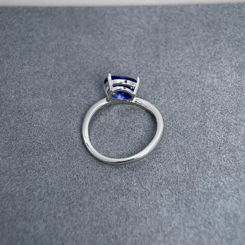 MuShan Jewelry 925 Sterling Silver Ring Wedding Band High Carbon Diamond Engagement Party Gift  Her Women Rings Fine Jewelry