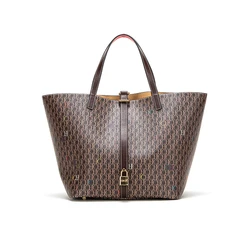 Large Capacity Letter Print Design Women's Handbag Classic Retro Exquisite Workmanship Essential for Daily Commute