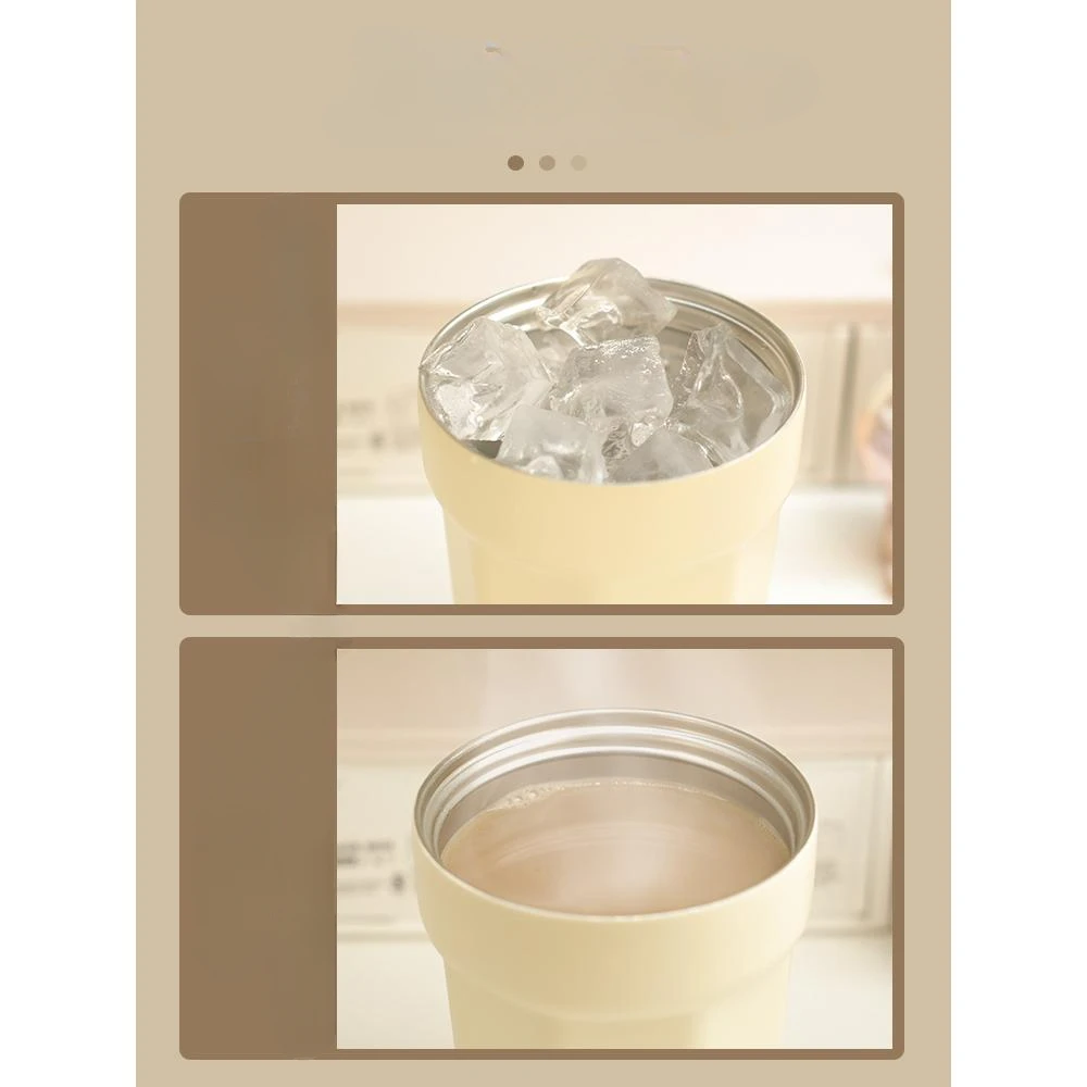 Kawaii Chiikawa Hachiware Usagi mignon thermos en acier inoxydable grande capacité voiture double boisson tasse à café