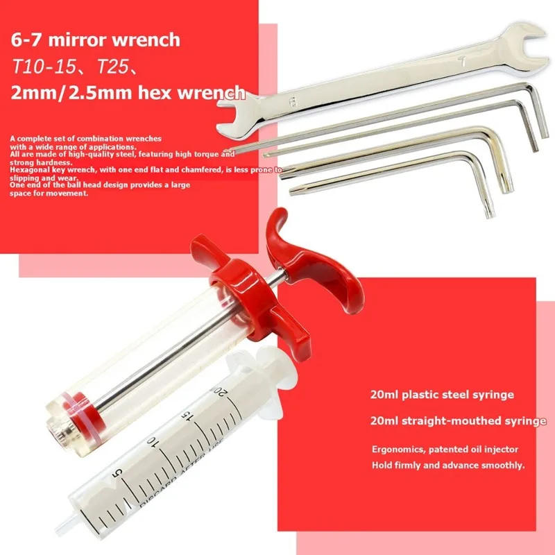 2026 New Plastic Oil Injection Tool Universal For Hydraulic Disc Brake-For SHIMANO& Avid