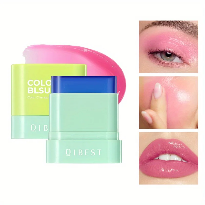 ルージュブラッシュクリームメイクアップアイシャドウナチュラルヌード保湿リップ＆チーク両用バイタリティブラッシュスティック