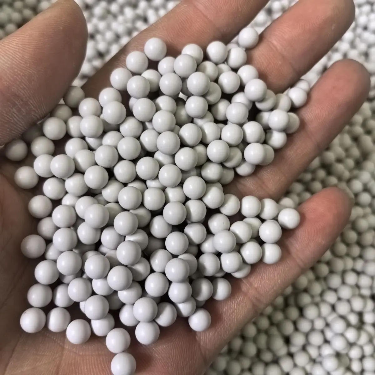 500g 6/7/8mm solid grinding beads POM plastic balls hardened and weighted industrial bearings ball