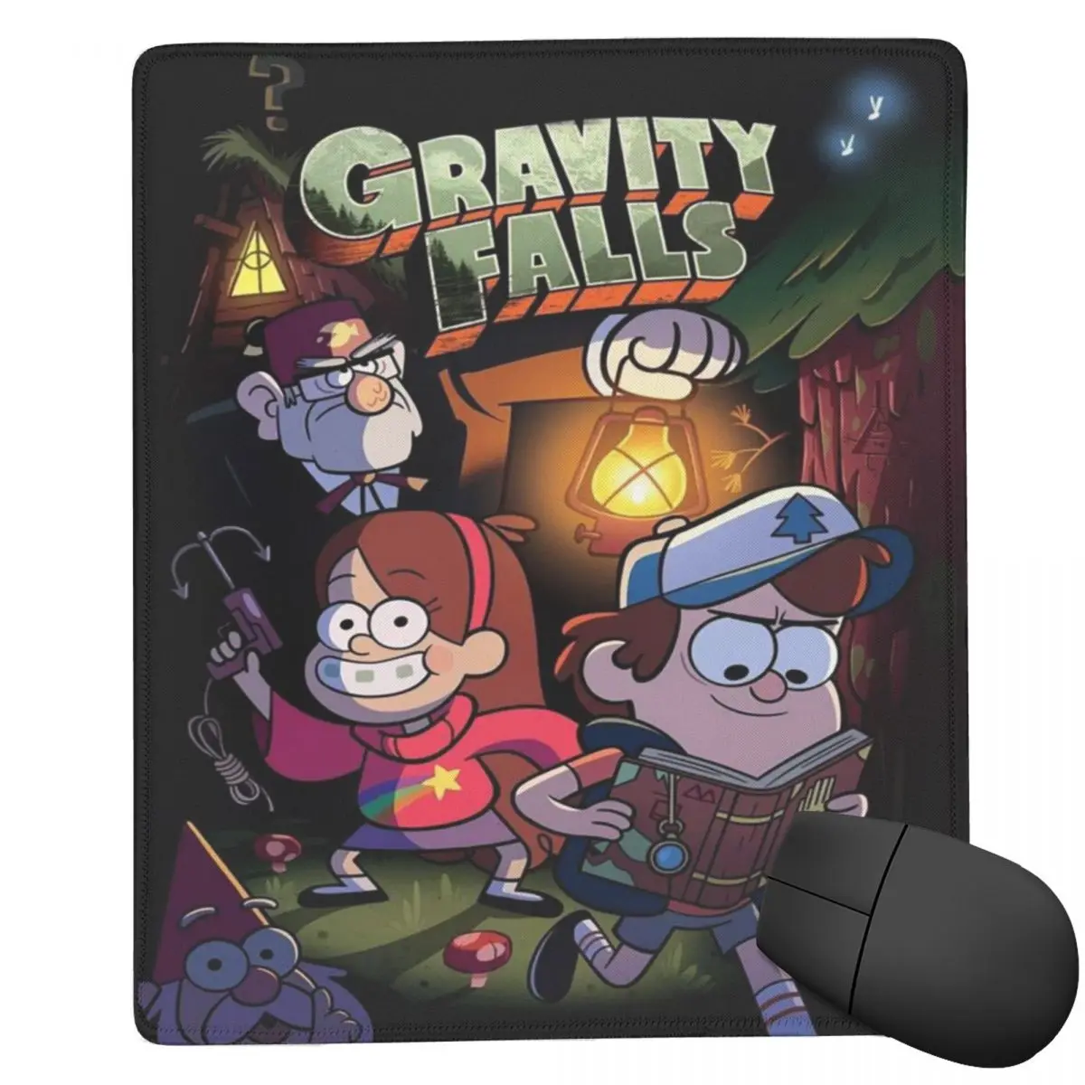 Gravitys Falls Mouse Pad Computer Keyboard Mouse Mat Gaming PC Laptop Desk Mat Office Accessories