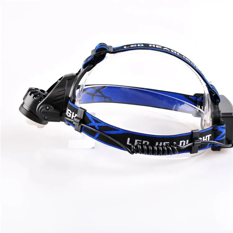 2022 New High Power Zoomable Waterproof Camp USB Rechargeable Led Light Headlamp Flashlight Headlights Head Lamp