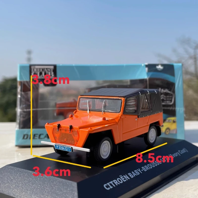 Diecast Alloy 1/43 Citroen BABY-BROUSSE 1971 Off-road Vintage Car Model Adult Classic Collection Display Ornament Gift Souvenir