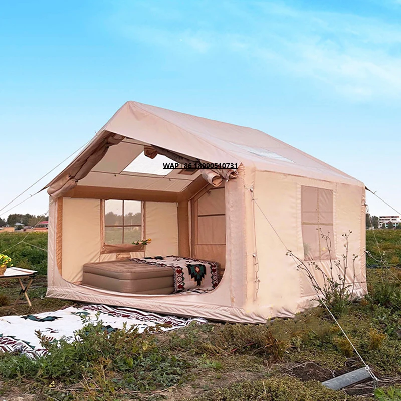 

Best Selling High Quality Portable Hiking Folding Outdoor Inflatable Tent Square Family Tents Camping Outdoor Waterproof Large