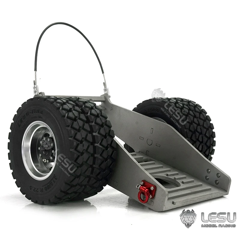 Metal Trailer Part For 1/14 Lesu C374 Rc Hydraulic Crawler Excavator Remote Control Cars Tamiyaya Toucan Model Th17162