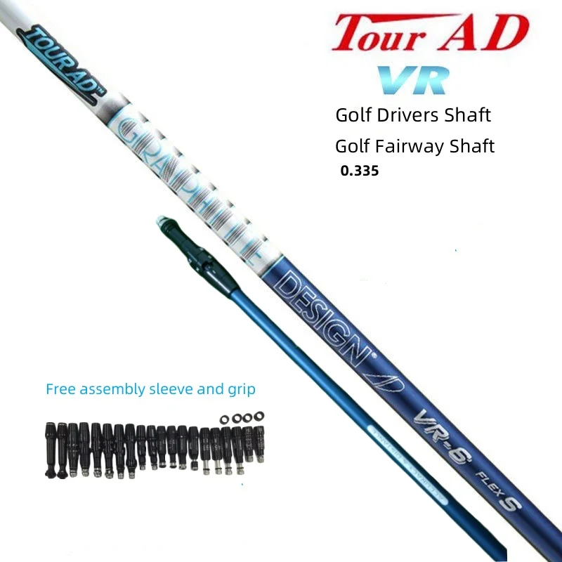 

Golf Clubs Shaft,TOUR AD VR Graphite Shaft Driver and wood Shafts Flex 5/6，R1/R/S/SR,Free assembly sleeve and grip 0.335 Tip