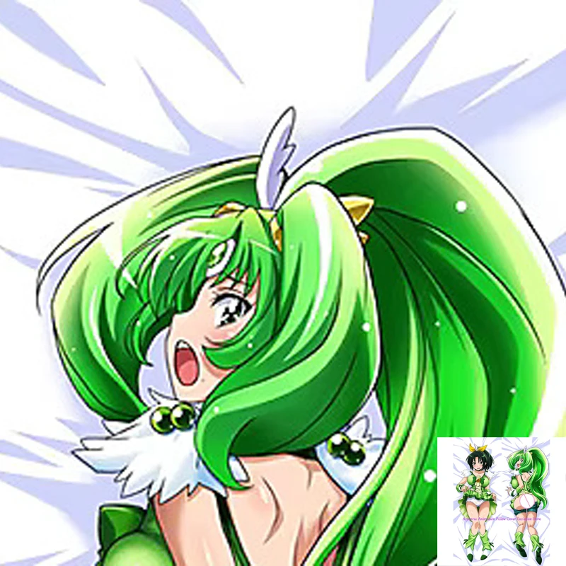 

Anime Pillow Cover Dakimakura Nao Midorikawa 2 Side Printed Hugging Body Pillowcase Cushion Cover Bedding Decor