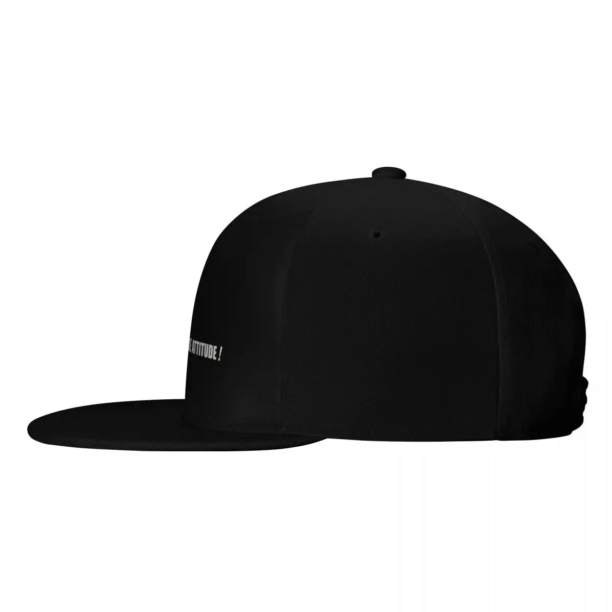 ¡Cazuela attitude! Gorra de béisbol militar para hombre y mujer, sombrero personalizado, Blanco sobre negro