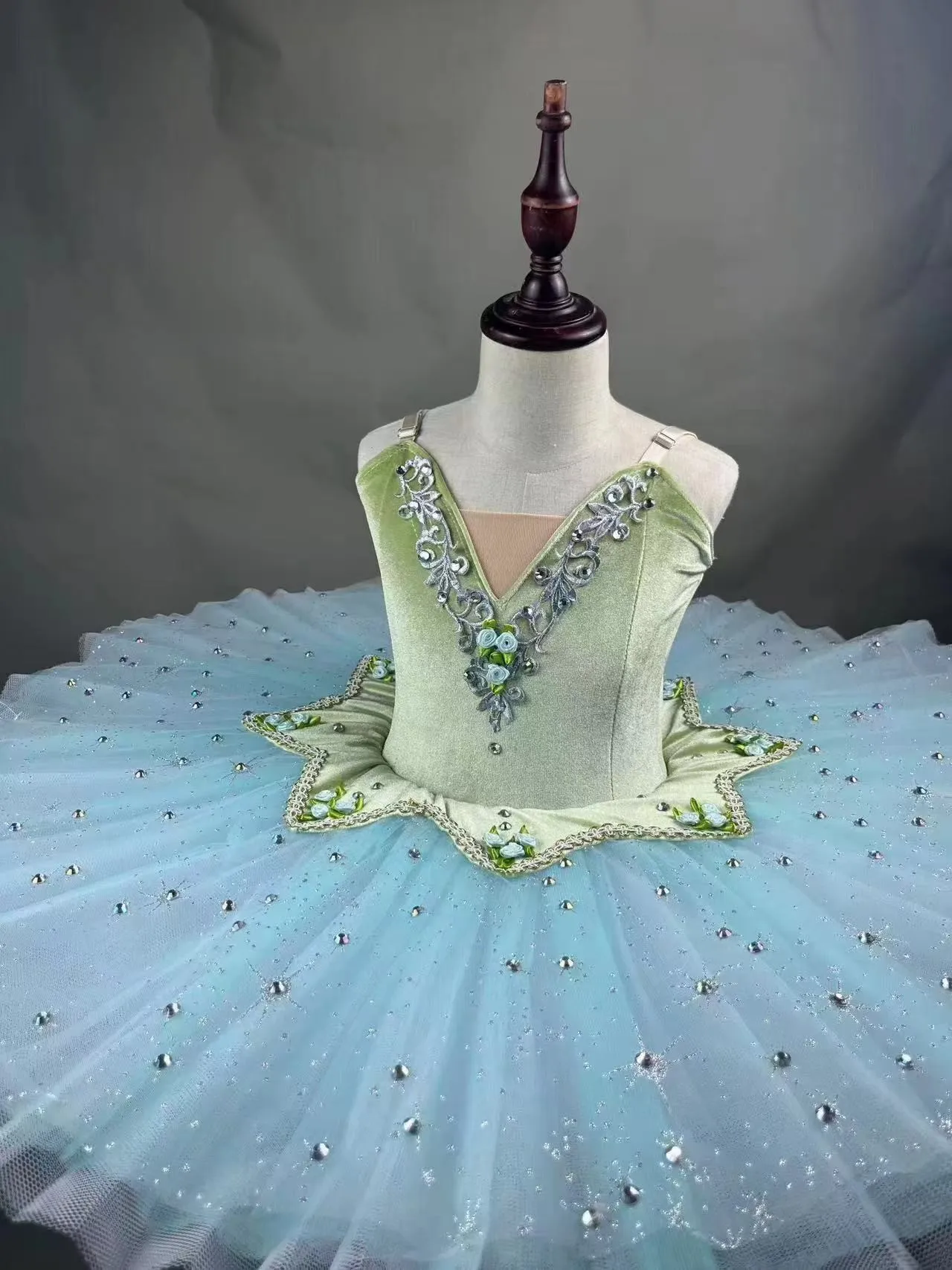 Adult Women Ballet Tutu Professional Ballet Tutus Halloween Costume Ballet Clothing Girl Lake Girls' Suit Velvet Top