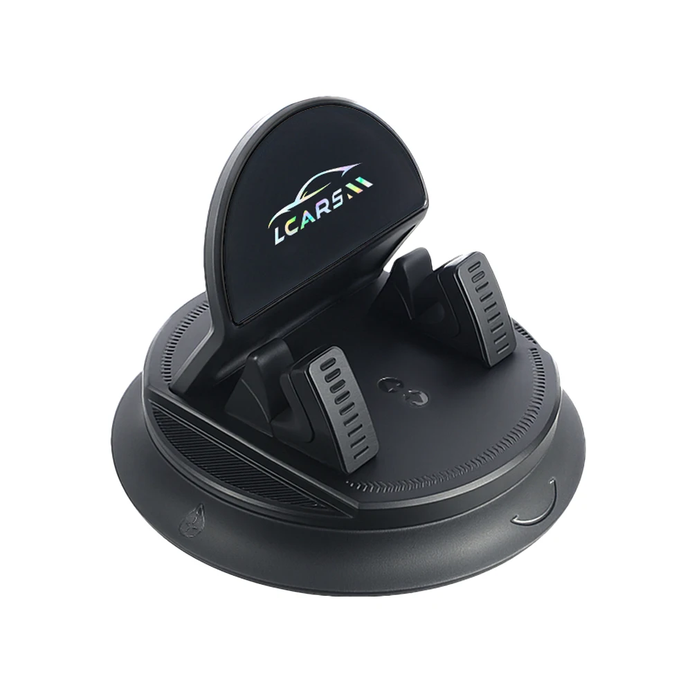 Support de téléphone portable rotatif à 360 degrés pour voiture, ventouse collante, pour tableau de bord, utilisation polyvalente dans l'auto et l'accessoire de maison