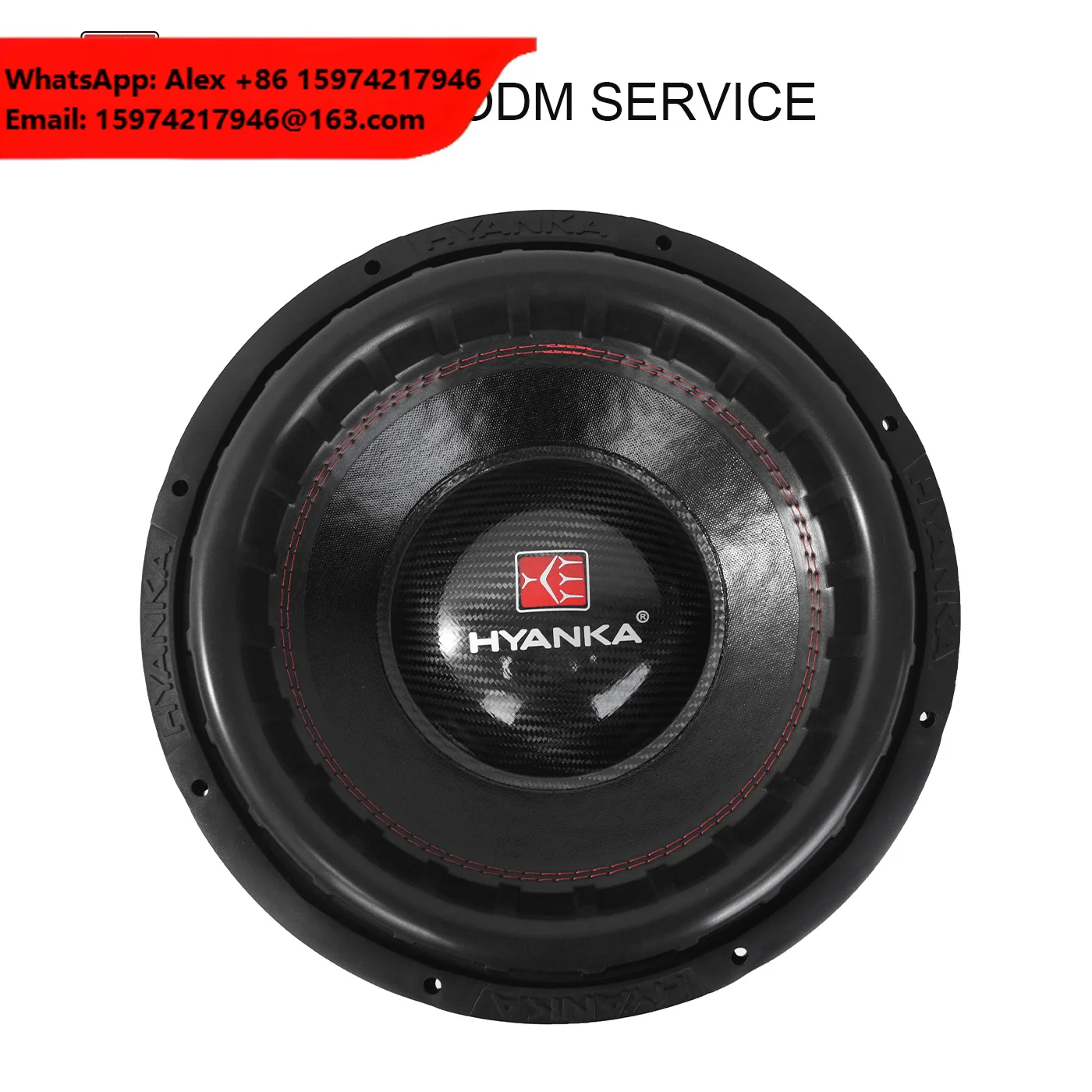 HYANKA BSX15-2 15 Inch Car Subwoofer Speaker 2+2 Ohm 2000W RMS 4000W Max 15 Inch Subwoofer Speaker In Box For Car