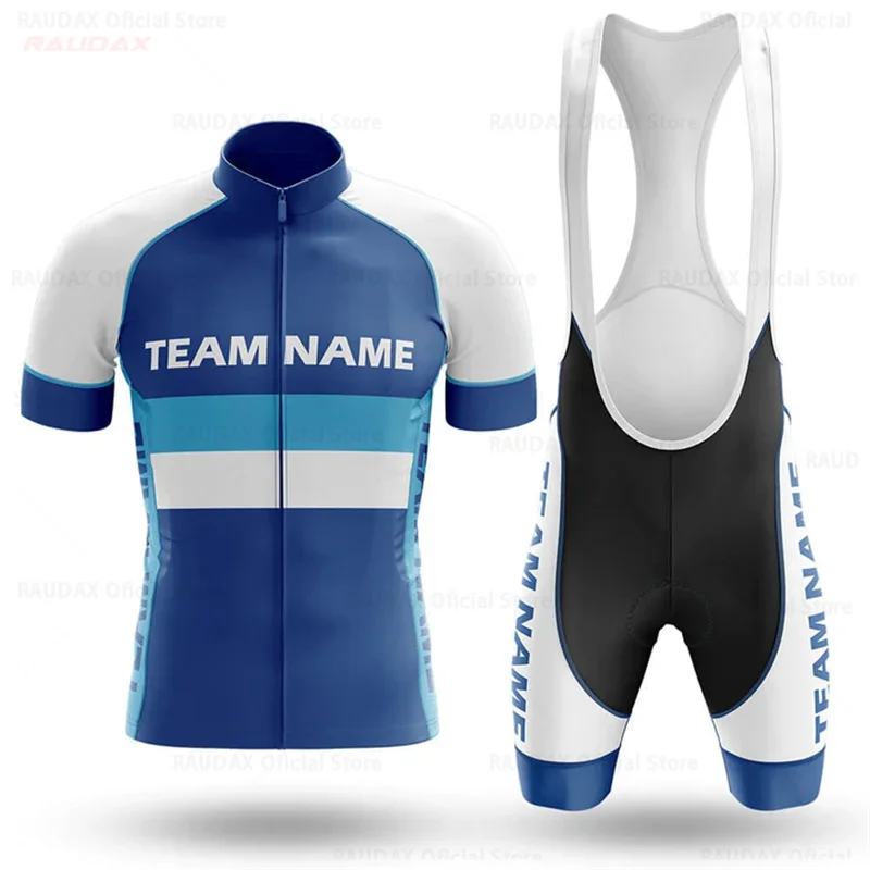 Cycling Clothing Custom Team Name Men Cycling Set Bike Clothing Breathable Anti-UV Bicycle Wear Short Sleeve Cycling Jersey Sets